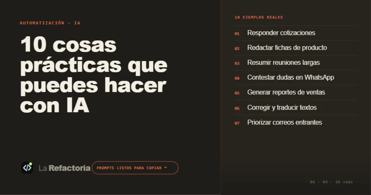 Claude AI para pymes en Chile: 10 cosas prácticas que puedes hacer con IA en tu negocio
