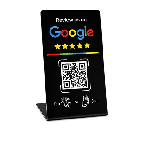 Placa de reseñas Google incluida
